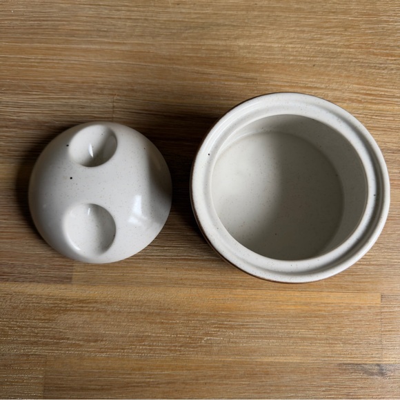 Vintage Mid-Century Mikasa Buckskin Potters Art Creamer and Sugar - Ben Seibel - Picture 10 of 15